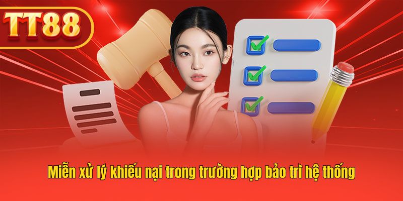 Bảo trì hệ thống có thể tạm ngưng xử lý giao dịch hoặc khiếu nại. Bảo trì hệ thống có thể tạm ngưng xử lý giao dịch hoặc khiếu nại.